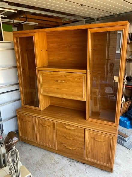 Photo of free Large wooden sideboard unit (Meldreth SG8) #1