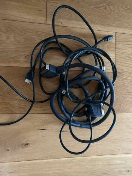 Photo of free Random TV cables (Tuckton. BH6) #1