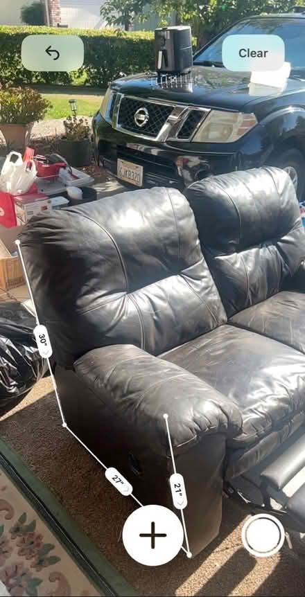 Photo of free loveseat recliner (Walnut Creek) #2