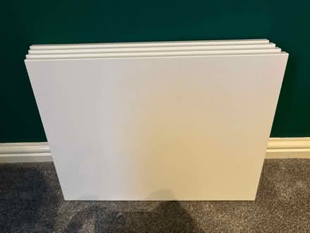 Photo of free 4 IKEA Komplement shelves (Crown Wood RG12)