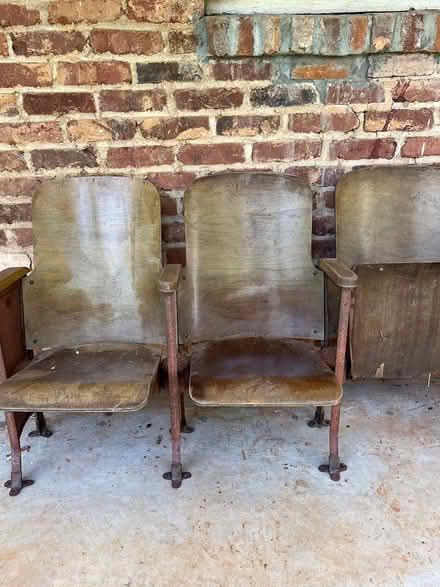 Photo of free Antique Theater Seats 6+ (Newton NC) #1