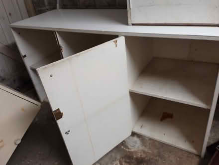 Photo of free Sturdy, wooden cabinets - for garage, workshop or to (Saunton Park EX33) #2