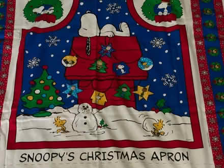 Photo of free 3 Snoopy Christmas aprons (East side of Columbia) #1