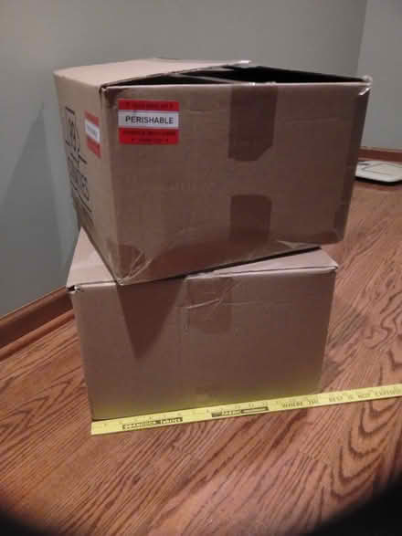 Photo of free 3 insulated shipping boxes (Fontenaix subdiv., Naperville)