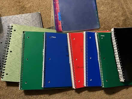 Photo of free 19 spiral notebooks-Pepperell (Pepperell/Townsend/Groton) #1