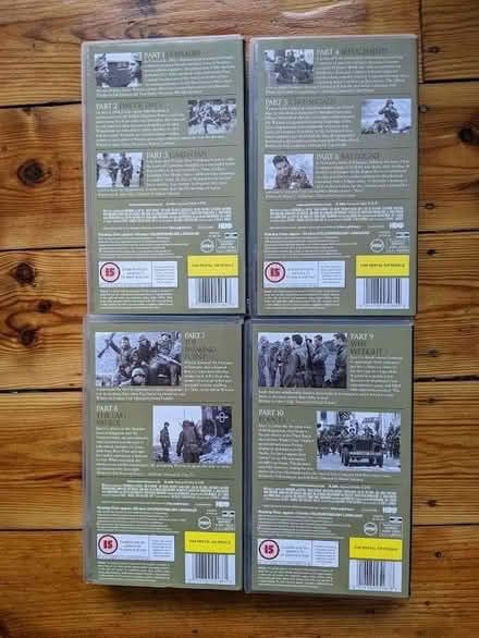 Photo of free Band of Brothers Full series on VHS (Middleton on Sea PO22) #2