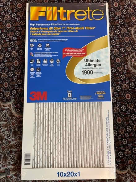 Photo of free 3M Filtrete High Performance Filter (West San Jose) #1