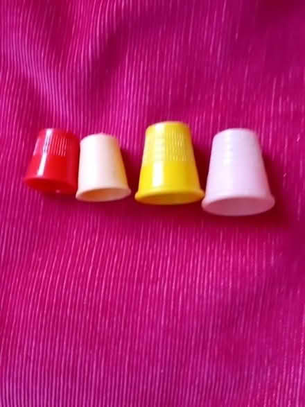 Photo of free 4 plastic thimbles (Station Area RG21) #1