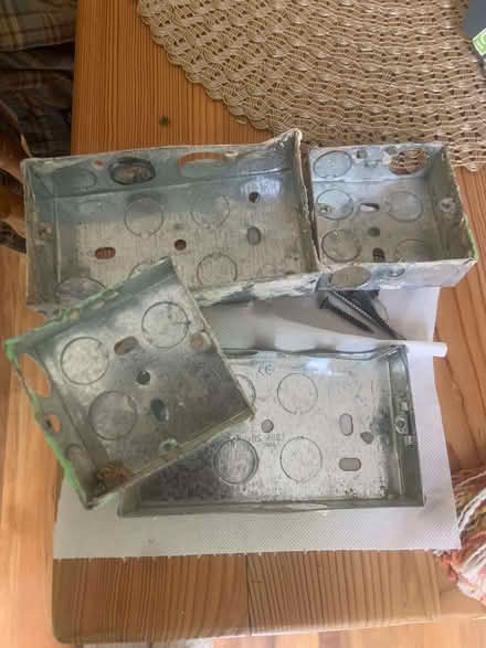 Photo of free Used socket back boxes (Lye Valley OX3) #1