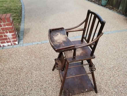 Photo of free Vintage style folding infants high chair (Tharston NR15) #3