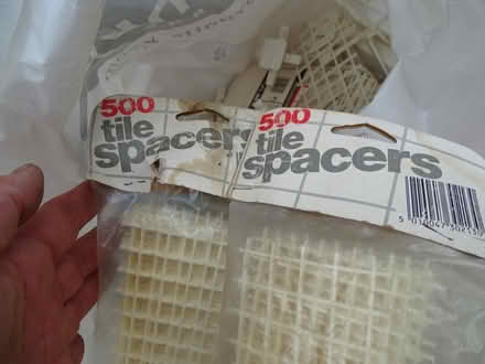 Photo of free carrier bag full of tile and glass block spacers (Tolworth KT5) #4