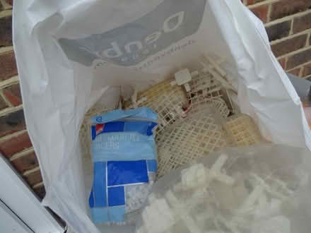 Photo of free carrier bag full of tile and glass block spacers (Tolworth KT5) #1