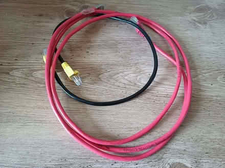 Photo of free 2 Ethernet cables (Holbrooks CV6) #1