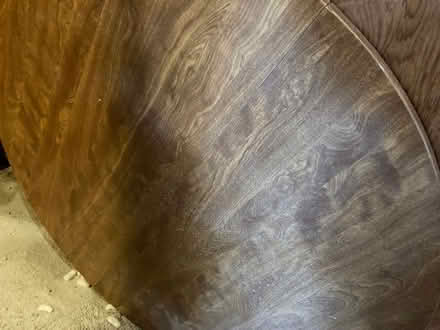 Photo of free Wood table top of round table (Foothill Boulevard Cupertino) #2