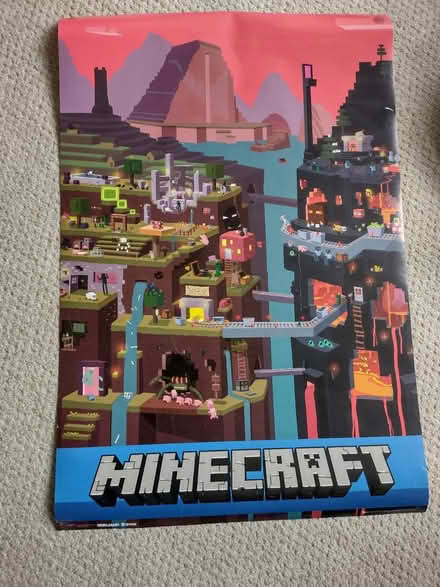 Photo of free Large A2? Minecraft poster (Addiscombe CR0)