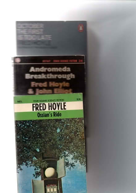 Photo of free Fred Hoyle SF novels (Reading West RG1) #1