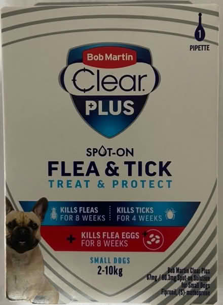 Photo of free Small Dog Flea & Tick Spot on (SW16) #1