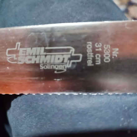 Photo of free Bread knife, 31cm. Emil Schmidt (Church RG2) #1