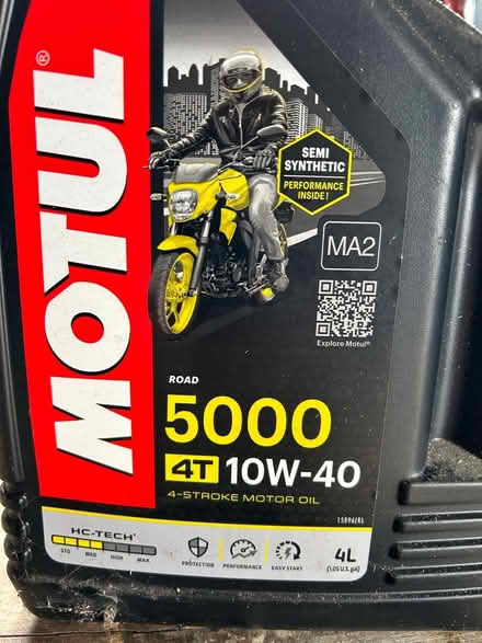 Photo of free Motorbike engine oil (Horsforth LS18)