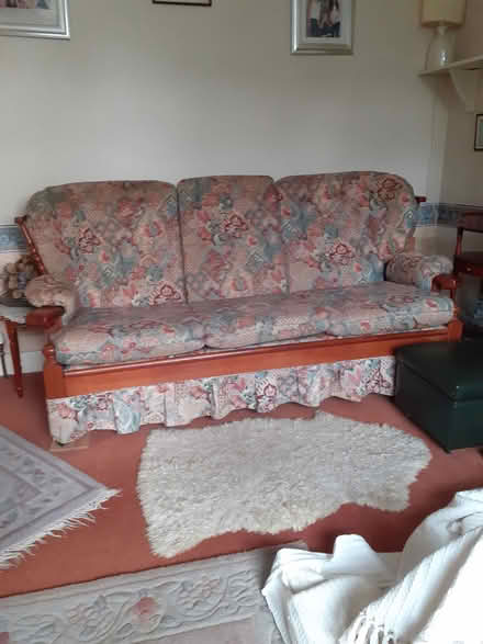 Photo of free Sofa and two matching arm chairs (Matlock DE4) #1