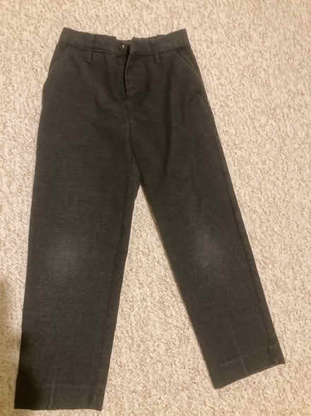 Photo of free 2x Grey school trousers 6years (Frome Stonebridge area) #1