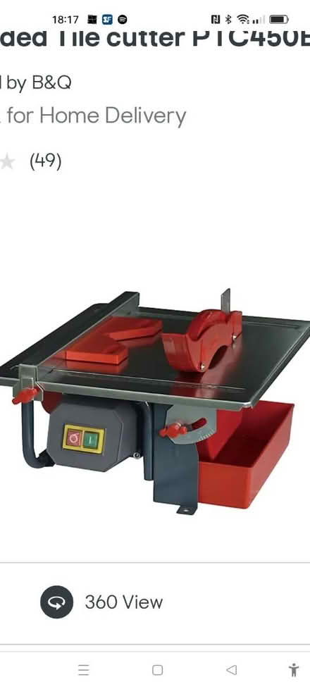 Photo of free Electric tile cutter (EN11)