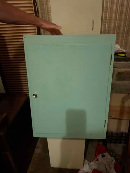 Photo of free Small retro painted wall cabinet (Rusthall TN3)