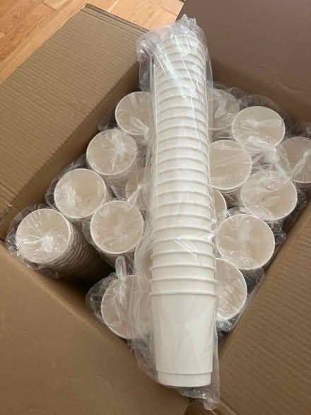 Photo of free 500 paper cups (E14 Isle of Dogs) #2