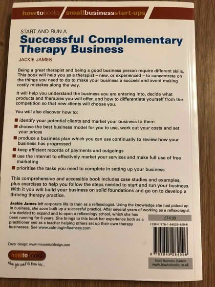 Photo of free Complimentary Therapy Business Book (Warrington WA2) #3