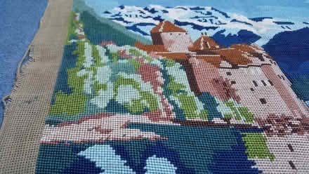 Photo of free Handmade Tapestry picture - Alpine scene - 35 cm x 50 cm (Primrose LA1) #2