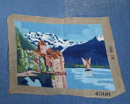 Photo of free Handmade Tapestry picture - Alpine scene - 35 cm x 50 cm (Primrose LA1) #1