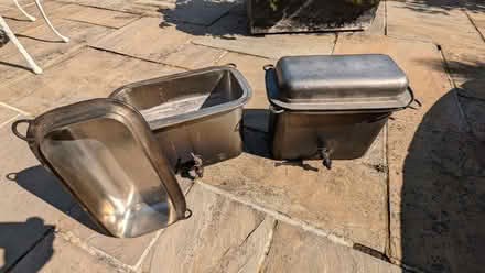 Photo of free Metal water containers with taps (East Hendred OX12) #1