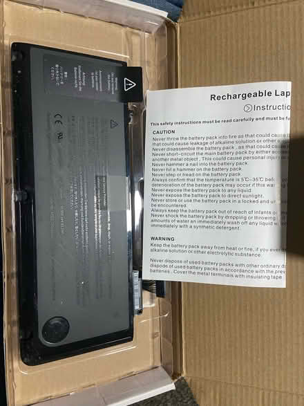 Photo of free Laptop battery brand new (Bushbury WV10)