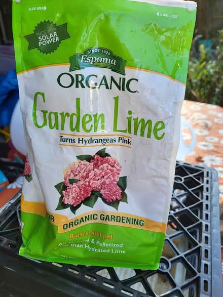 Photo of free Organic Garden Lime for Hydrangeas (Downers Grove (south side))