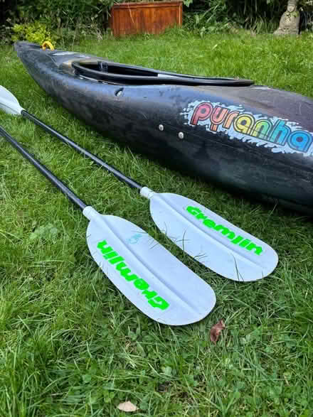 Photo of free Kayak, paddles and spray deck (Whitchurch CF14)