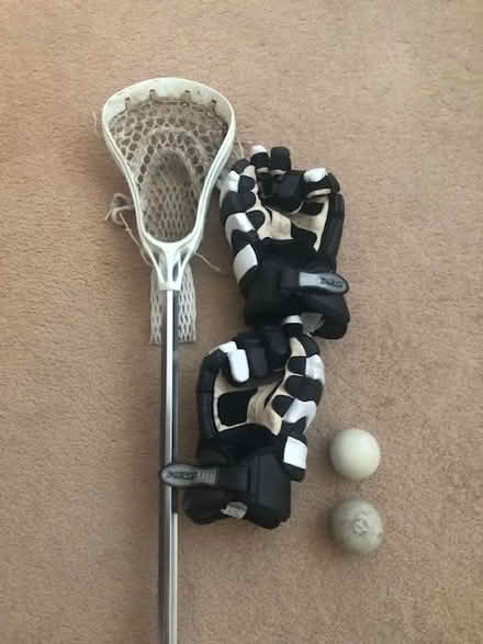 Photo of free Lacrosse stick, gloves and 2 balls (North Hollywood) #1