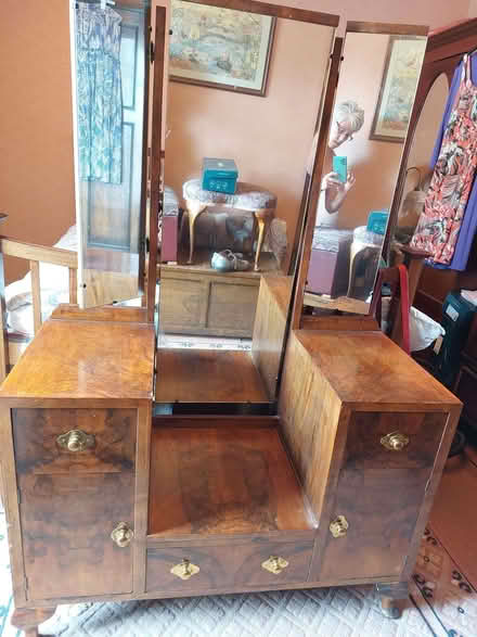 Photo of free Burr Walnut Dressing Table now downstairs (Central Derby DE1) #1