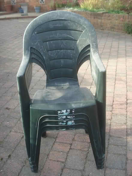 Photo of free 4 Garden chairs structurally sound (Barming ME16) #1