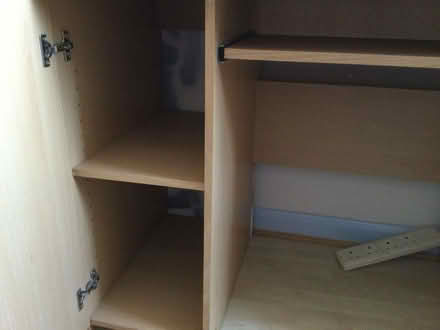 Photo of free Large wooden desk/ garage bench, storage unit (IQ Winnersh RG41) #4