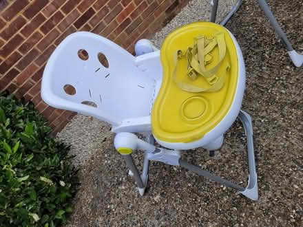 Photo of free Children’s high chair - white and yellow (Kings Furlong RG21) #2