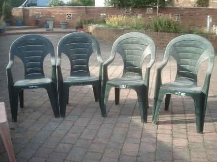 Photo of free 4 Garden chairs structurally sound (Barming ME16) #2