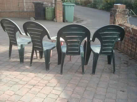 Photo of free 4 Garden chairs structurally sound (Barming ME16) #4