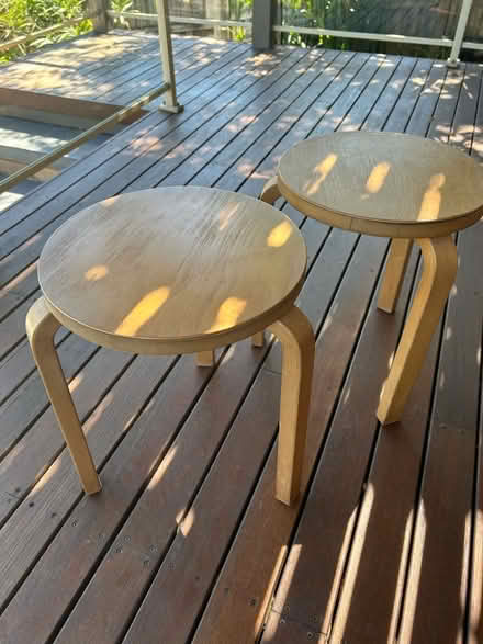 Photo of free Stools 3 legged - matching pair (Green Point near Avoca Drive)