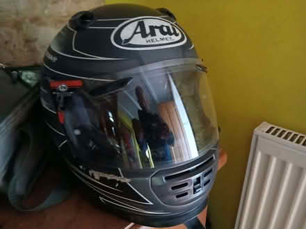 Photo of free Old motorbike helmet (Odd Down) #1