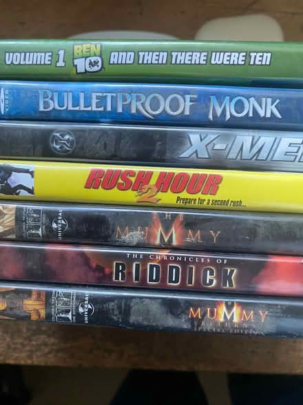 Photo of free 7 DVDs (Old Town TN34) #1