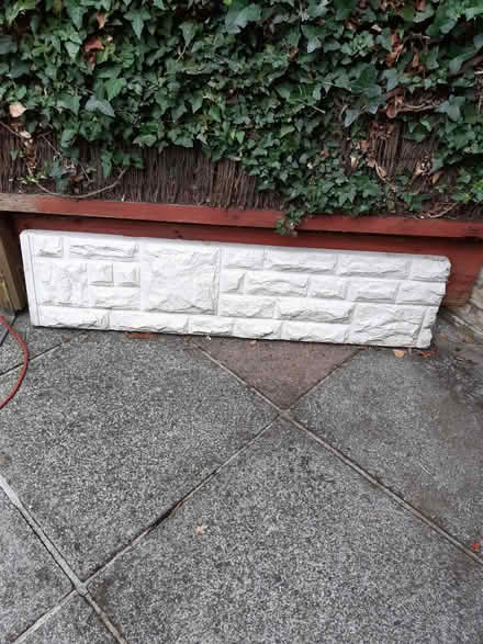 Photo of free Short 4 foot concrete base panel (Eccleston Lane Ends L34) #1