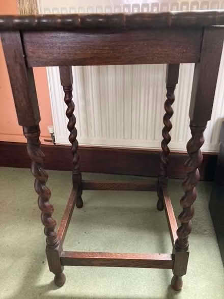 Photo of free Barley Twist leg side table (Rowstock OX11) #1