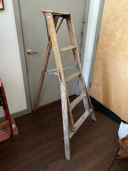 Photo of free Wooden ladder (Englewood) #1