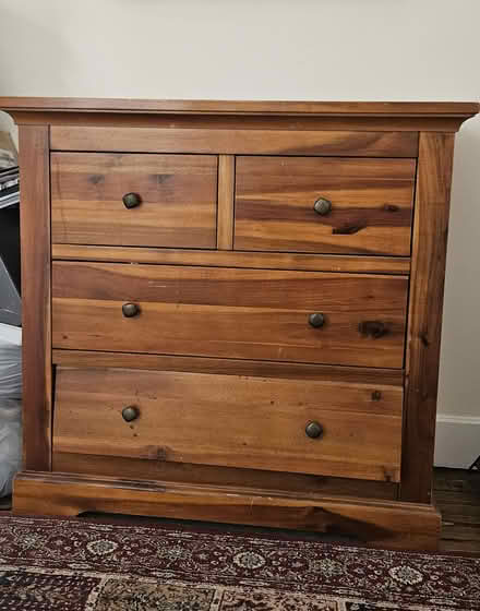 Photo of free Wooden chest of drawers (Templeogue, Dublin)