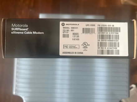 Photo of free Motorola cable modem SB6121 (Sunnyvale - Homestead/Mary) #2